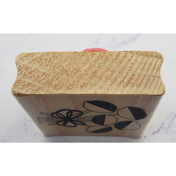 Wood Mounted Bundle of Lollipops Sweet Dessert Rubber Stamp - Picture 2 of 8